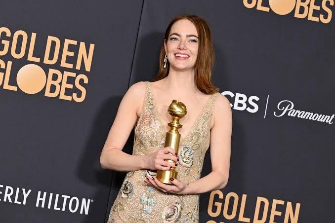 Emma Stone's Golden Globe (2024) Win for "Poor Things"